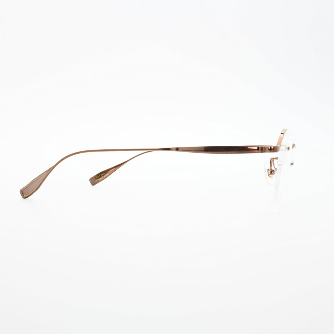 辻眼鏡 国松謹製<br>TJ-008-4 col-4 IP-BROWN<br>
