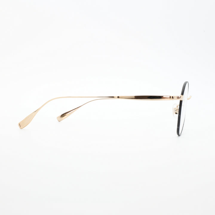 辻眼鏡 国松謹製<br>TJ-010-3 col-3 GOLD/BLACK-LEATHER（塗装）<br>