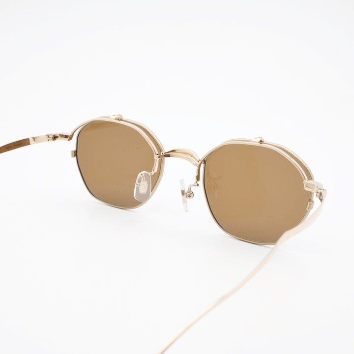 辻眼鏡 国松謹製<br>TJ-011-2 col-3 GOLD/GOLD-SHRINK<br>