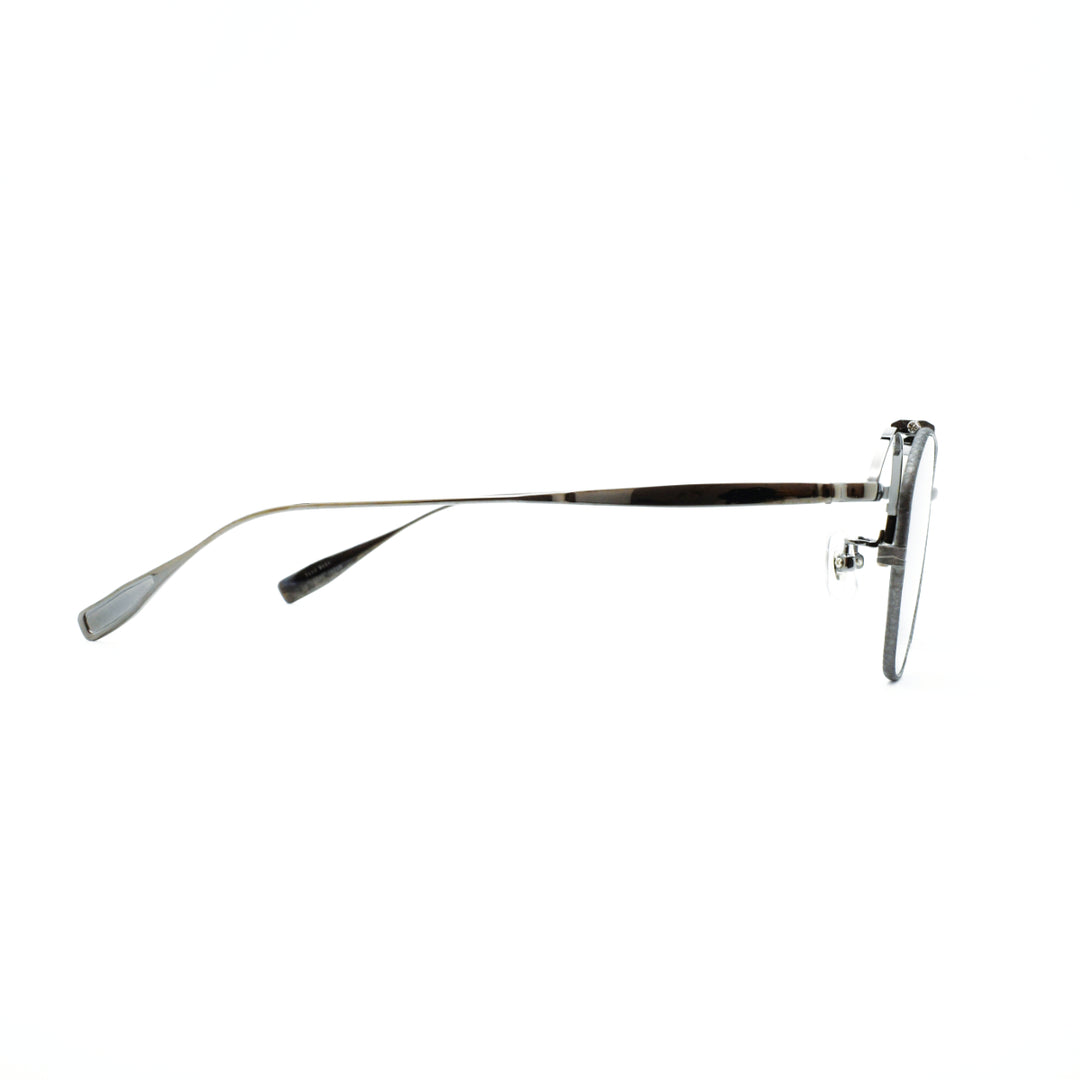 辻眼鏡 国松謹製<br>TJ-011-2 col-4 IP-GRAY/GRAY-SHRINK<br>