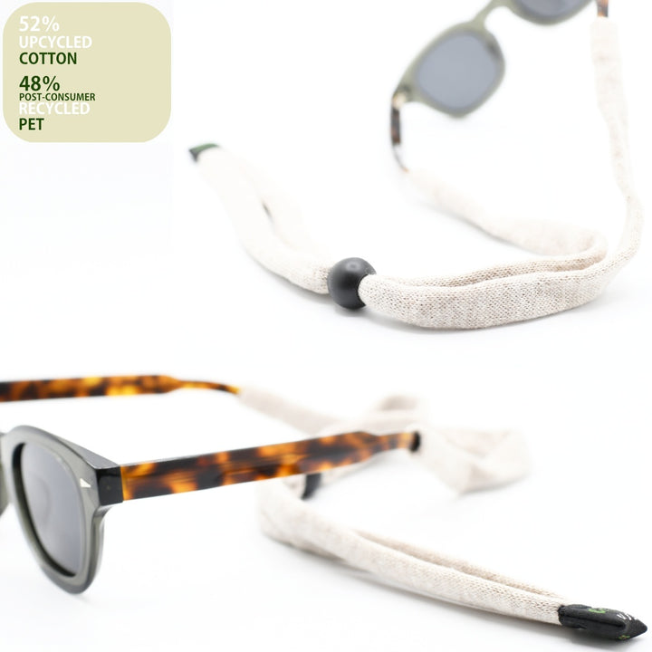 CHUMS チャムス UPCYCLED EYEWEAR RETAINER アップサイクルドコットン メガネ ストラップ スポーツサングラス グラスコード 眼鏡 アウトドア おしゃれ 眼鏡ストラップ めがねストラップ リサイクル