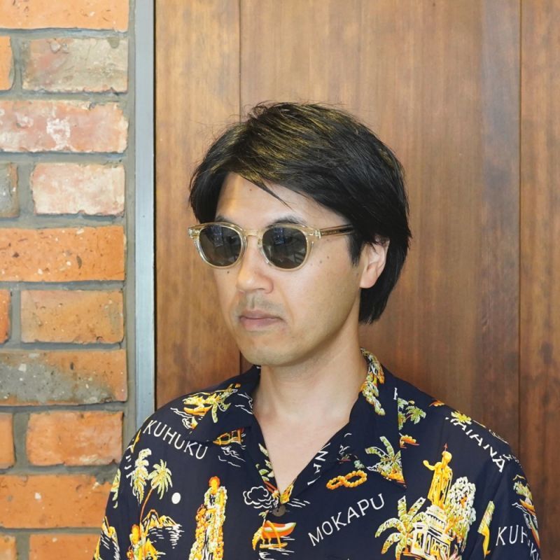 MY FAST STORY Hiroさん 着用モデル EYEVAN アイヴァン WEBB col-ECR/BLU PL 49サイズ