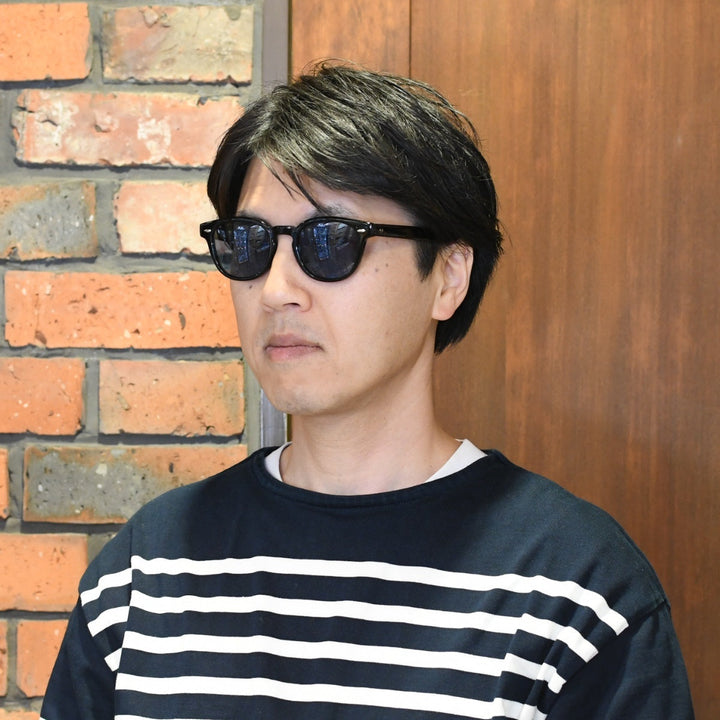 MY FAST STORY Hiroさん 着用モデル EYEVAN アイヴァン WEBB col-PBKS lens-BLU 49サイズ