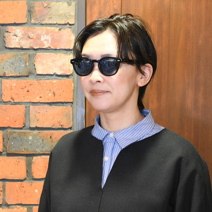 MY FAST STORY Hiroさん 着用モデル EYEVAN アイヴァン WEBB col-PBKS lens-BLU 49サイズ