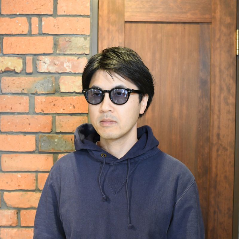 MY FAST STORY Hiroさん 着用モデル EYEVAN アイヴァン WEBB col-PBK lens-LT BLU 49サイズ